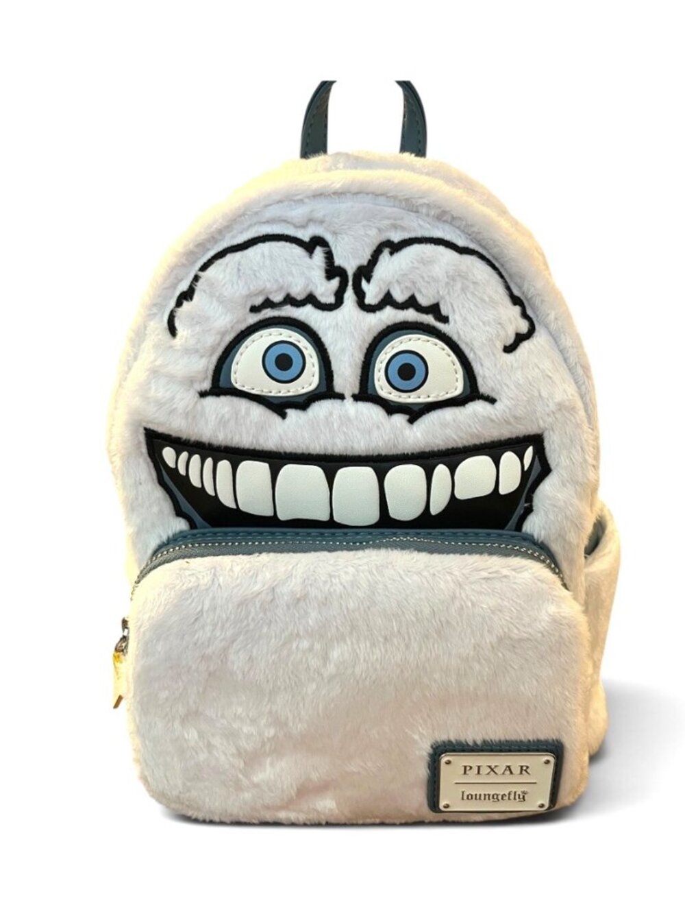 Loungefly Monsters Inc Abominable Snowman Yeti Faux Fur Mini Backpack NWT